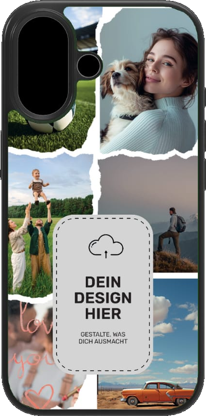 Beispiel einer Handyhülle mit eigenen Fotos